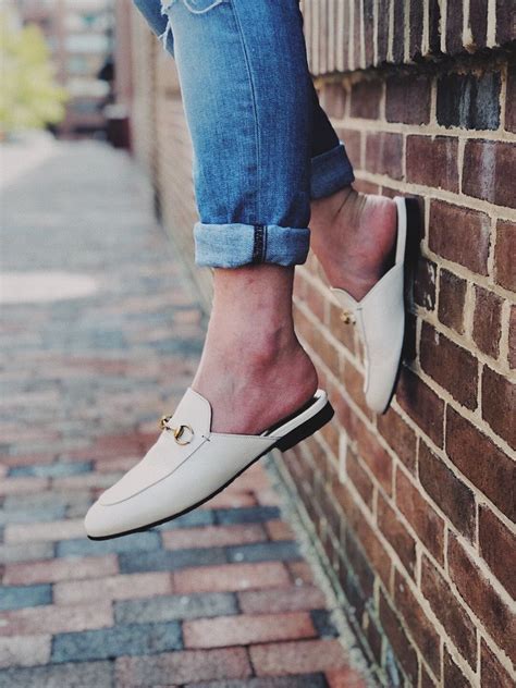 white gucci loafers|gucci loafers white princetown.